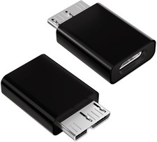 USB C Adapter 2 Pack Micro B to USB C, Type C Female to Micro B Male Cable Ad...