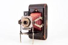 Kodak No. 1A Folding Pocket 116 Roll Film Bellows Camera Tested Working V22