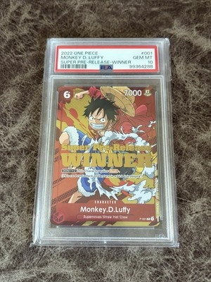 Monkey.D.Luffy (Super Pre-Release) [Winner] P-001 One Piece