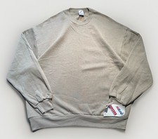Vintage 90s Jerzees NuBlend Sweatshirt XL Made in USA Deadstock Russell Blank