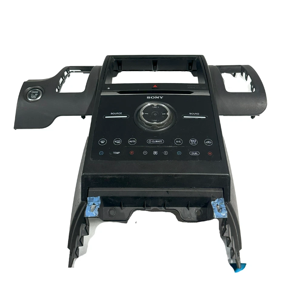 Panel de control de temperatura de radio clima Ford Flex Sony 2014-2019 8" OEM EA8T-18A802-CB Foto 2 de 4