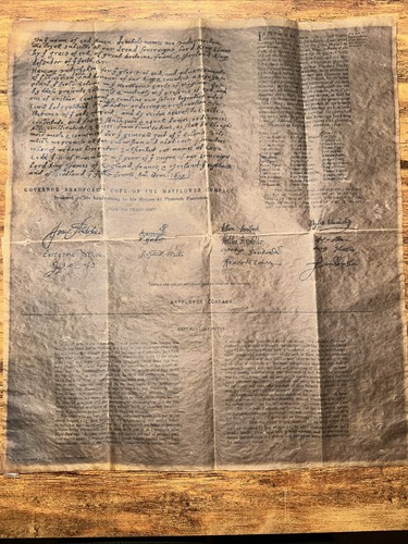 (6)Early American Reproduction Documents Declaration, Mayflower, Washington MORE - Picture 14 of 24