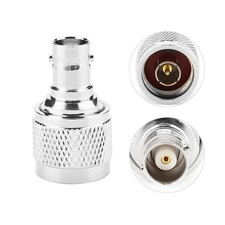 2pcs Type N Male to BNC Female RF Connector Coaxial Adapter Test Converter