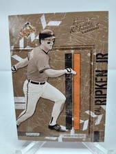 2004 Donruss Leather & Lumber Cal Ripken Jr. #18 Black & White 0389/1000 Orioles