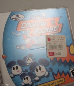 Sega Dreamcast - Chu Chu Rocket - Brand New Factory Sealed cracked damaged