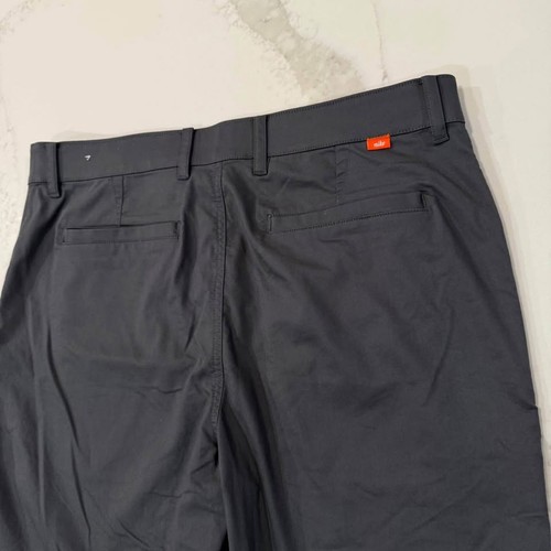 Nike DriFit Golf Chino Performance Pants Mens 36x30 SlimFit Dark Gray Athleisure - Picture 8 of 10