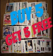 2025 Topps Heritage Base Singles 1-200 You Pick (Buy 5 Get 5) FREE SHIPPING