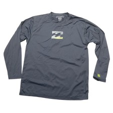 Billabong Rash Guard Mens XL Gray Long Sleeve...