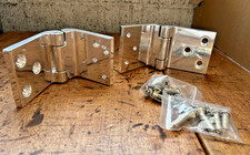 1955 1956 1957 Chevy Nomad Tailgate Hinges Polished Aluminum New