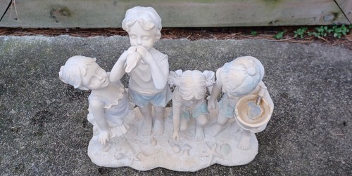 (3) Distressed Land/Strand Kind Hof Kunst formbare Statuen 2-15" und 1-11".5. - Bild 5 von 22