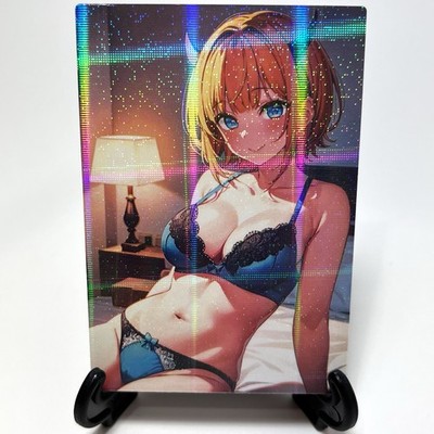 Oshi no Ko Mem-cho Sexy Lingerie Anime Waifu Girl Lewd Goddess Story Art Card