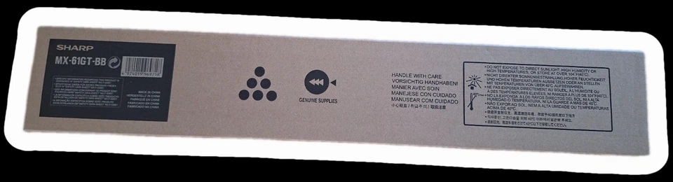 Toner Sharp Originale MX-61GT-BB per MX-2651 MX-2630 20.000 copie NERO MX61GT - Immagine 3 di 4
