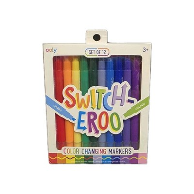 OOLY - Switch - Eroo Farbwechselmarker - 12er Pack - SORTIERT - 3+  