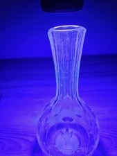 Vintage Etched Crystal Glass Carafe Decanter ...