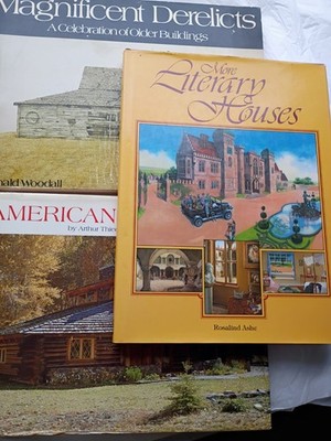 Lot Of 3 American Log Homes, Literary Houses, Magnificent Derelicts Good+ (1030)