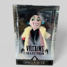 Disney Villains Cruella De Vil Plush Doll Limited Release Collector Edition
