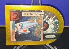Rolling Stones 2025 Panini Prizm  Live At Tokyo Dome Album Die Cut Gold #44 /10 