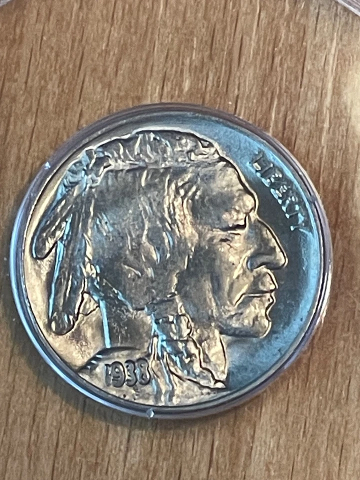 1938-D MS64 Buffalo Nickel PCGS RATTLER -Free Shipping - Image 3 of 4