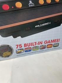 Atari Flashback 4 Classic Game Console w/ Box 75 Built In Games 40th Anniversary