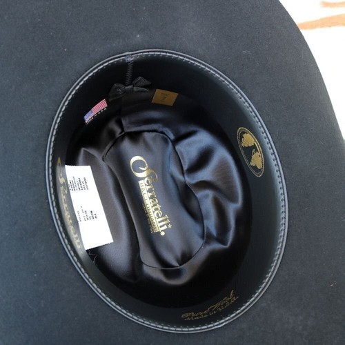 Serratelli Black Wool Cowboy Hat - Picture 5 of 5