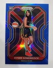 2021 Panini Prizm Basketball WNBA Kysre Gondrezick Blue Rookie Card Fever /149