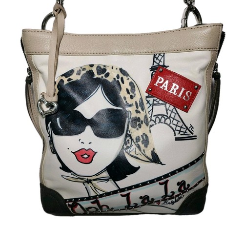 BRIGHTON RARE OOH LA LA PARIS CHIC FASHIONISTA SHOULDER BAG