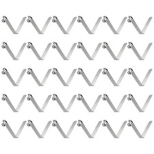 30pcs 9x12x55mm Single Button V-Shaped Paddle Snap Spring Clips Solid