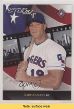 2002 Donruss Studio National Convention Embossing 1/5 Gabe Kapler #112 READ 1h1