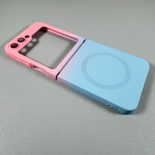 Case for Galaxy Z Flip 5 - Pink to Blue Ombre | Magnetic | Lens Protection - 第 7/14 張圖片