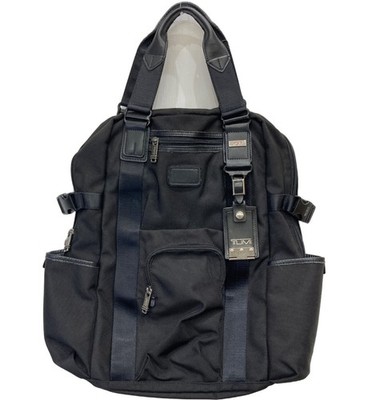 TUMI Alpha Bravo Lejeune 2-way Backpack Black Nylon Herren Rucksack 22380DH