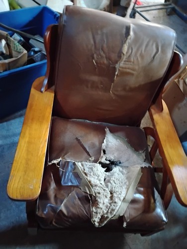 1950s Wagon Wheel Cowboy Chair & Ottoman