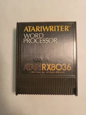 AtariWriter Word Processor Atari 400 (1982) RX8036 Left Cartridge Untested