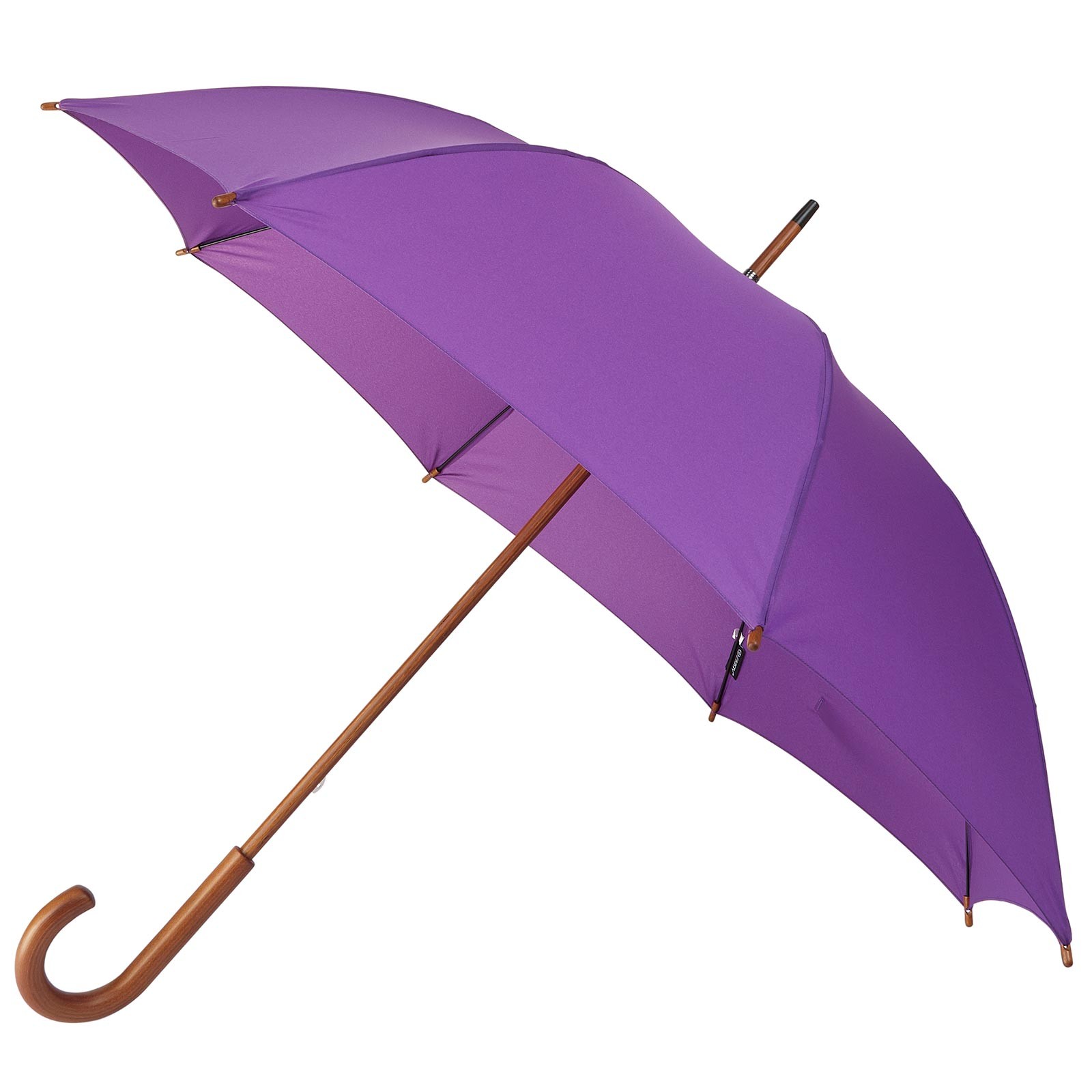 Woody Walker – Classic Purple Umbrella with Wooden Crook