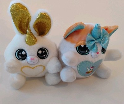 Zuru Rainbocorns Kittycorn Bow Surprise Plush 4'' And Bunny Unicorn Plush 4''