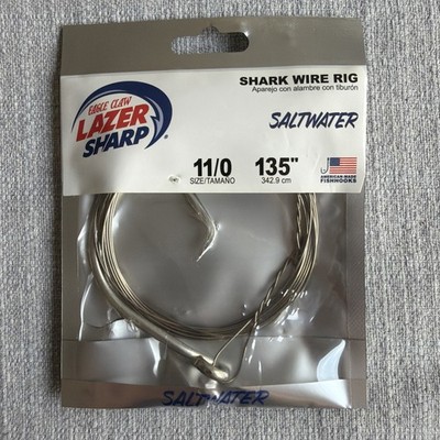 Eagle Claw Lazer Sharp Saltwater 11/0 135'' Shark Wire Rig #L932