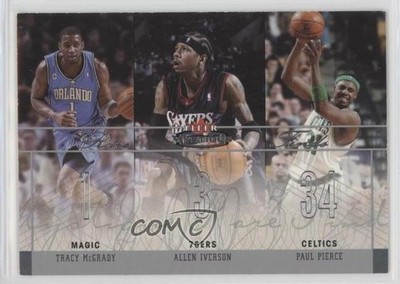 2003 Fleer Mystique Rare Finds Allen Iverson Tracy McGrady Paul Pierce HOF 17lu