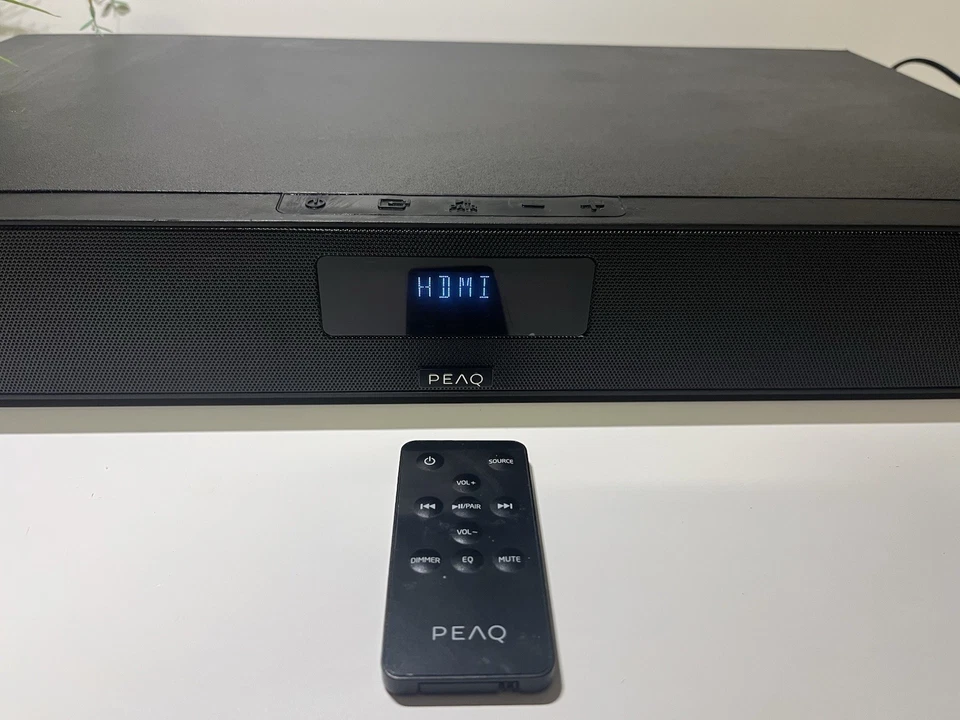 PEAQ PSD400 BT-B Sounddeck 2.1 Bluetooth HDMI TV-Lautsprecher (60 Watt)- wie neu - Bild 2 von 4