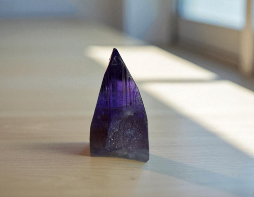 Premium Quality Untreated Natural Tanzanite Crystal Raw Gemstone 6 Carats - Picture 2 of 5