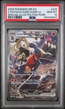 2025 POKEMON DRI EN-DESTINED RIVALS #232 CYNTHIA'S GARCHOMP EX PSA 10