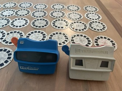 View-Master Vintage 3D Viewers Lot w/ Assorted Reels