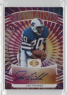2024 Panini Illusions Superlatives 20/99 Joe Cribbs #S-JCS Auto 06mc