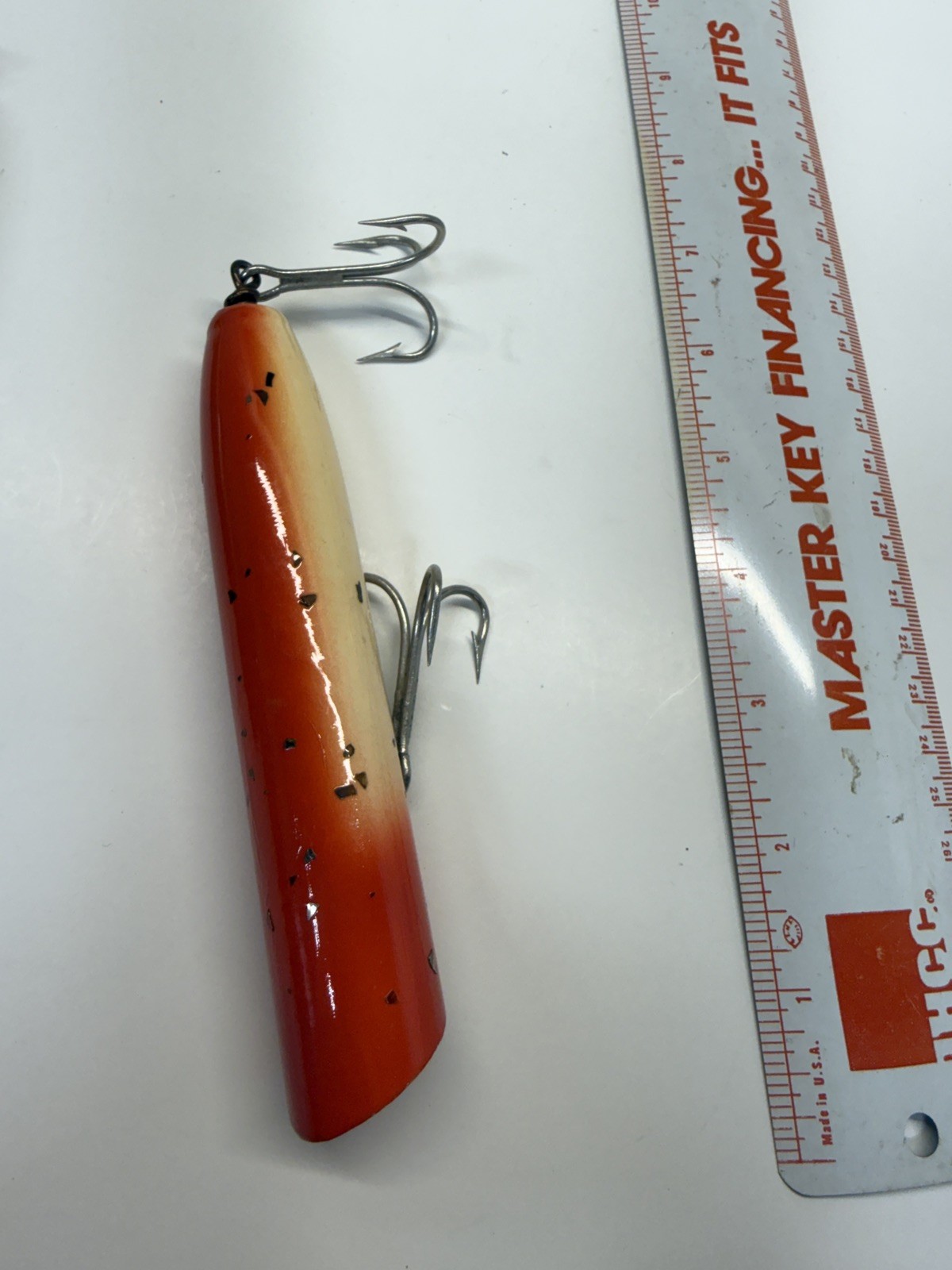 Gibbs? Lot of 3 Custom Plugs Wood Surf Fishing Lure Striped Bass Saltwater  - Image 6