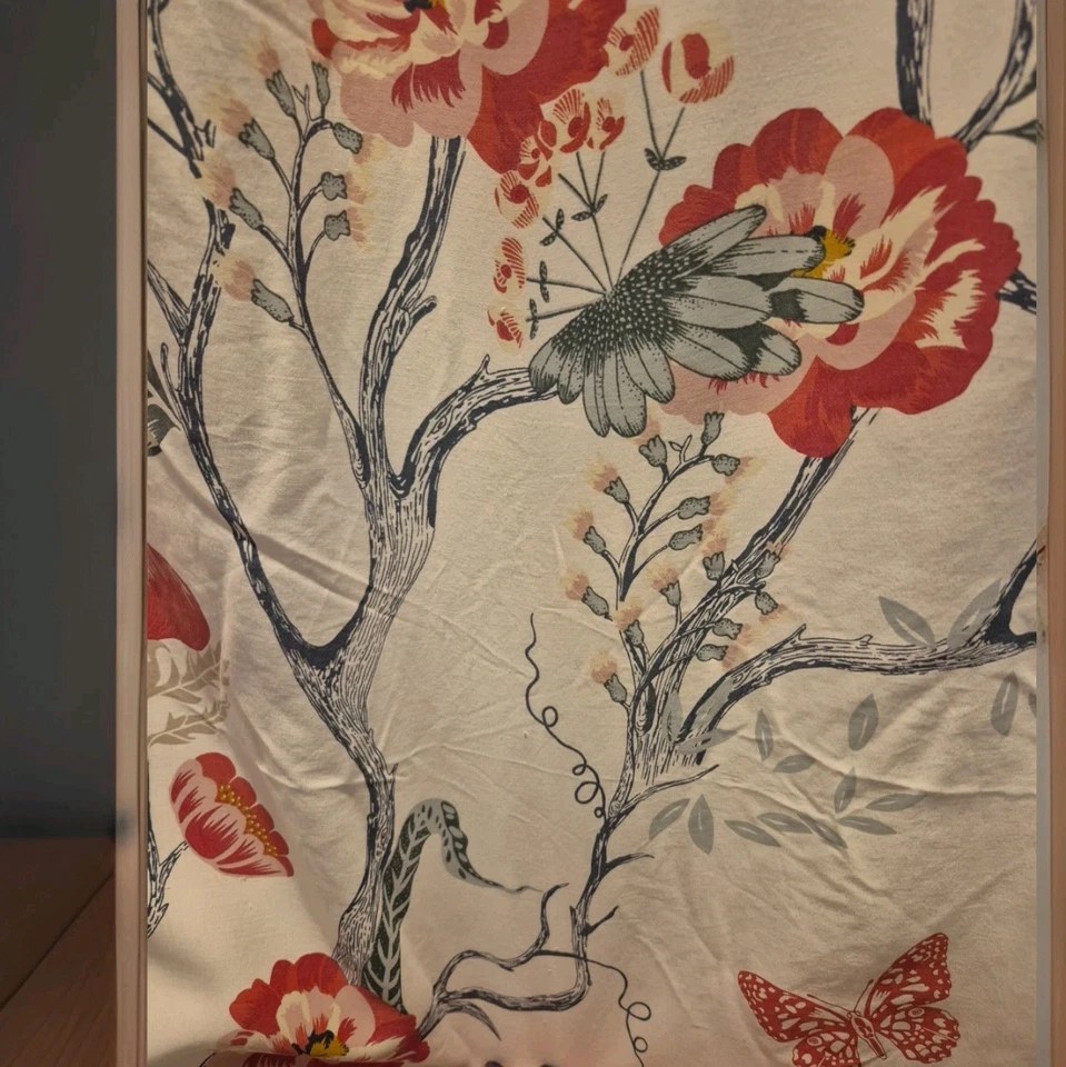 IKEA jattelilja Birds Floral Asian Print Full/Queen DUVET Cover 82X86 - Image 4 of 4