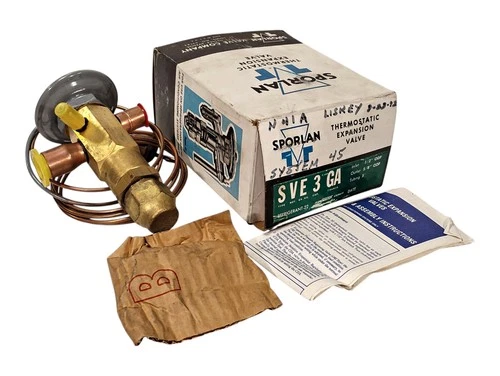 Sporlan SVE-3-GA Thermostatic Expansion Valve TXV 1/2" x 5/8" ODF R22 3 Ton