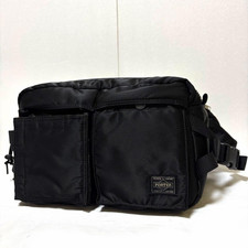 PORTER Yoshida Tanker Marsupio Nero Nylon Tracolla Tracolla Giappone Usato
