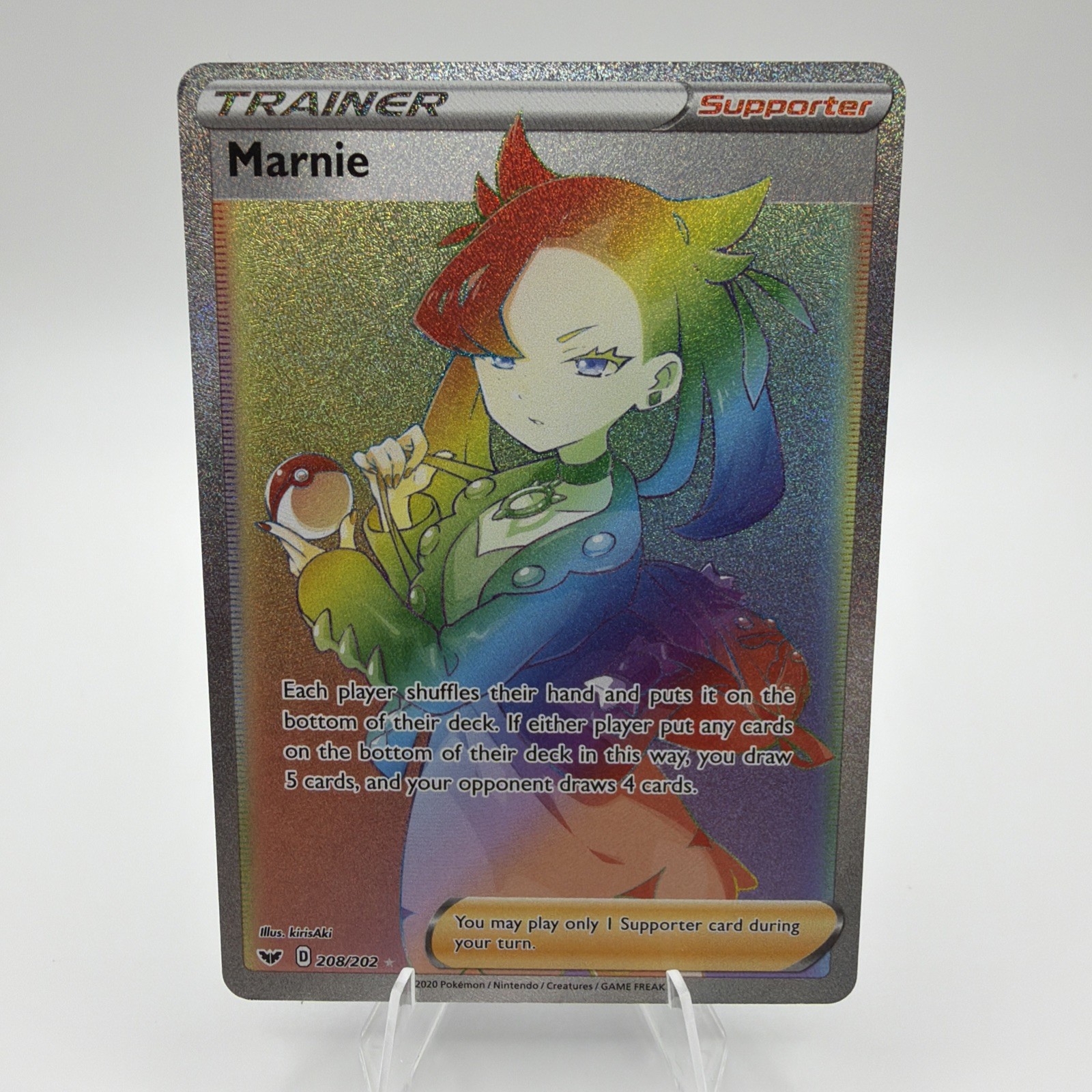 Marnie (Secret) 208/202 Swsh01: Sword & Shield Holo Pokemon 