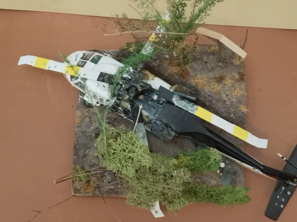 DIORAMA SCALA 1-35 "BLACK HAWK GONE" - Immagine 4 di 4