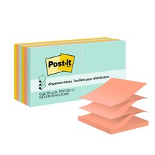 12 PACK Post it Dispenser Notes 3x3 Accordion Style Beachside Cafe