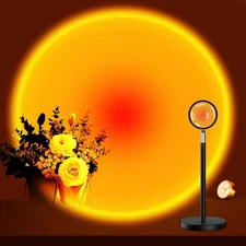 Sunset Lamp Projector for Girls, Sunset Red Color Led Lamp Mood Lighting Night L