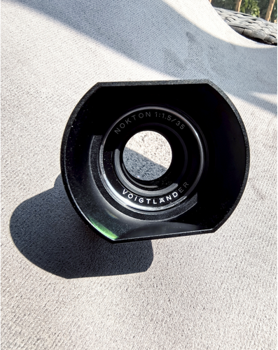 Black/Silver Metal Aluminium alloy Camera Lens Hood For Voigtlander 35 F1.5 Lens - Picture 4 of 8